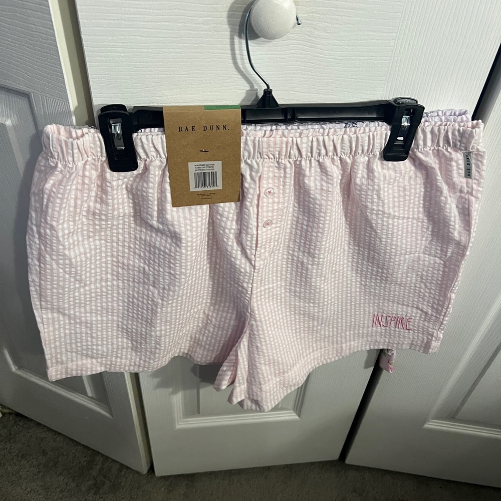 Rae Dunn Pajamas Shorts Elastic Waist - Picture 8 of 10